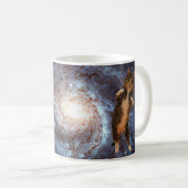 Kat in de ruimte - mok (Voorkant rechts)