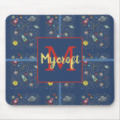 Kat in de ruimte muismat (Voorkant)