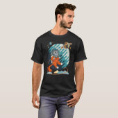 Kat in de ruimte Ruimtekat Nerdy 2 T-shirt (Voorkant volledig)