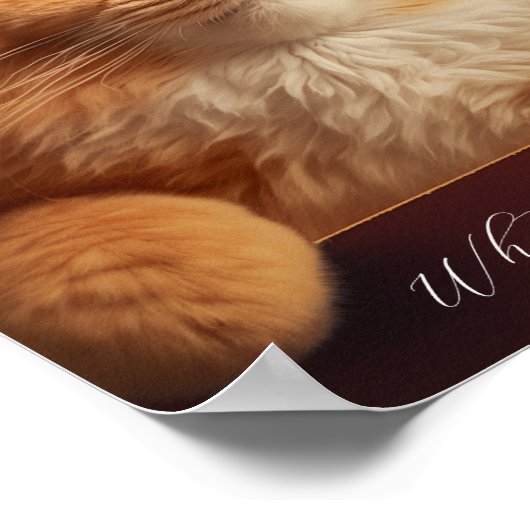 Kat in de schoenenkast - Sarcastisch kat Poster (Hoek)