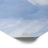 Kat in de sneeuw poster (Hoek)