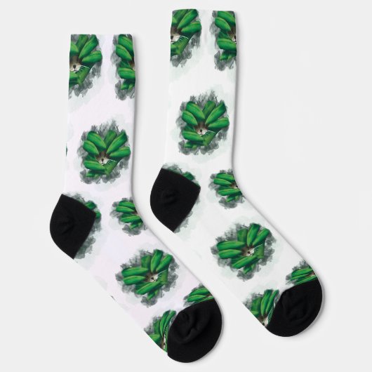 Kat in de Struiken Sokken (Rechts)