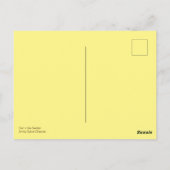 Kat in de tuin van Fantasy Flowers Butterflies Lad Briefkaart (Achterkant)