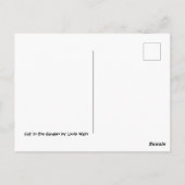 Kat in de tuin van Louis Wain Briefkaart (Achterkant)