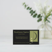 Kat in de Visitekaartjes van het Venster (Staand voorkant)