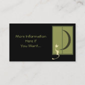 Kat in de Visitekaartjes van het Venster (Achterkant)