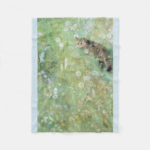 Kat in de zomerweide, Bruno Liljefors Fleece Deken