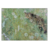 Kat in de zomerweide, Bruno Liljefors Snijplank (Voorkant)
