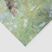 Kat in de zomerweide, Bruno Liljefors Tissuepapier (Detail)