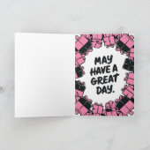 Kat in doos bedankkaart (Binnen)