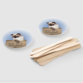 Kat in doos handwaaier (Niet-gemonteerd)