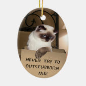 Kat in doos keramisch ornament (Achterkant)