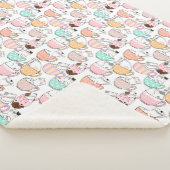 Kat in een bekerpatroon 01 W Sherpa Deken (3/4)