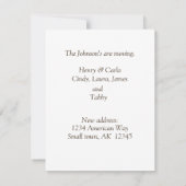 Kat in een Blokkerdoos de Nieuwe Kaart van de Aank Notitiekaartje (Achterkant)