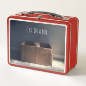 Kat in een doos. De Zen-kat-meester. (Voorkant)