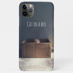 Kat in een doos. De Zen-kat-meester. Case-Mate iPhone Case