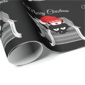Kat in een doos grappige kerst cadeaupapier (Rol Hoek)