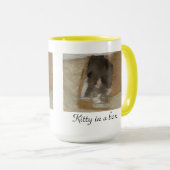 Kat in een doos. mok (Voorkant rechts)