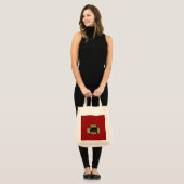 Kat in een doos tote bag (Voorkant (model))