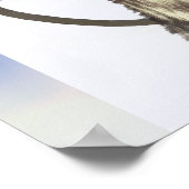 Kat in een gasmaskerecologie-poster poster (Hoek)