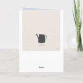 Kat in een Kaart van de Gieter (Facultatieve Foto) (Achterkant)