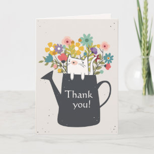 Kat in een Kaart van de Gieter (Facultatieve Foto)