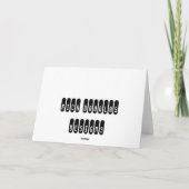 Kat in een Kerstkaart van het Vakje Feestdagen Kaart (Achterkant)