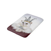 Kat in een kroon badmat (Gekanteld)