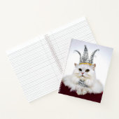 Kat in een kroon notitieboek (Binnen)