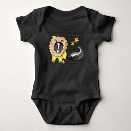KAT IN EEN LION SUIT BABY ONE-PIECE-BODYSUIT ROMPER