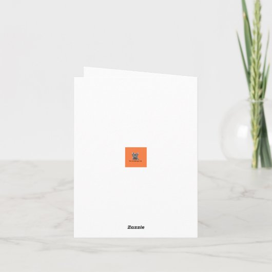 Kat in een mandje Valentijn Kaart (Achterkant)