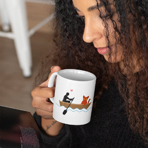 Kat in een Mok van een koffiehuis