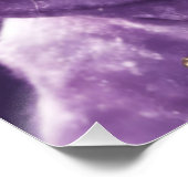  Kat in een Paarse Hoodie Perfect Poster (Hoek)