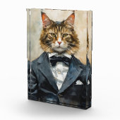 Kat in een pak fotoblokken (Rechts)