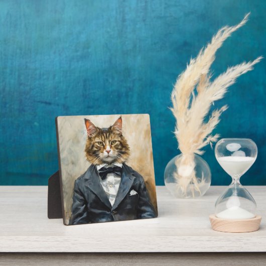 Kat in een pak fotoplaat (Insitu)