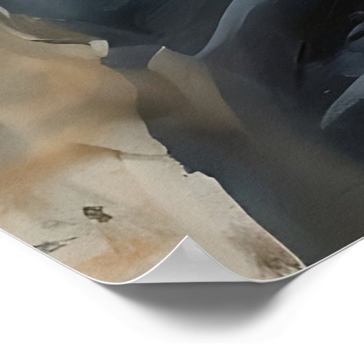 Kat in een pak poster (Hoek)