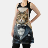 Kat in een pak schort (Insitu)