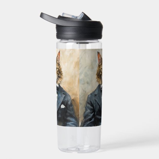 Kat in een pak waterfles (Rechts)