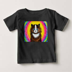 Kat in een regenboog, Louis Wain Baby T-Shirt