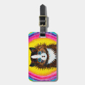 Kat in een regenboog, Louis Wain Bagagelabel (Voorkant verticaal)