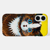 Kat in een regenboog, Louis Wain Case-Mate iPhone Case (Achterkant (horizontaal))
