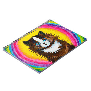 Kat in een regenboog, Louis Wain Notitieboek