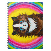 Kat in een regenboog, Louis Wain Notitieboek (Voorkant)