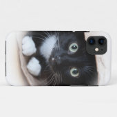 Kat in een tas Case-Mate iPhone case (Achterkant (horizontaal))