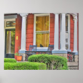 Kat in een venster poster (Voorkant)