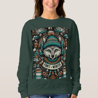 Kat in een winterse Pet Trui