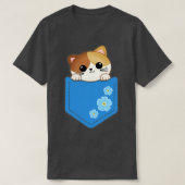  Kat in een zak T-shirt (Design voorkant)