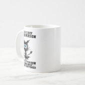 Kat In elke oudere persoon is een jongere persoon Koffiemok (Voorkant links)