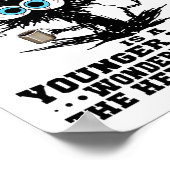 Kat In elke oudere persoon is een jongere persoon Poster (Hoek)
