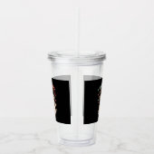 Kat in Energiebesparende Modus Acryl Drinkbeker (Rechts)